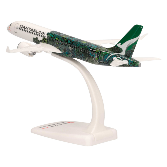 Herpa Snap-Fit Flugzeugmodell QantasLink Airbus A220-300 "Flying Art Series" (1:200)